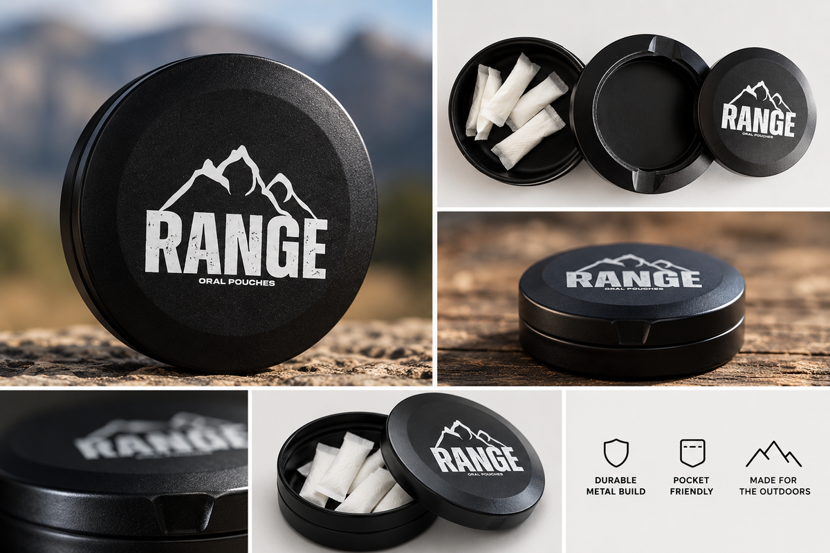 Metal Travel Tin Black